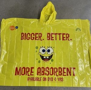 Original The Spongebob Squarepants Movie 2004 DVD Promo Rain Poncho Jacket Rare